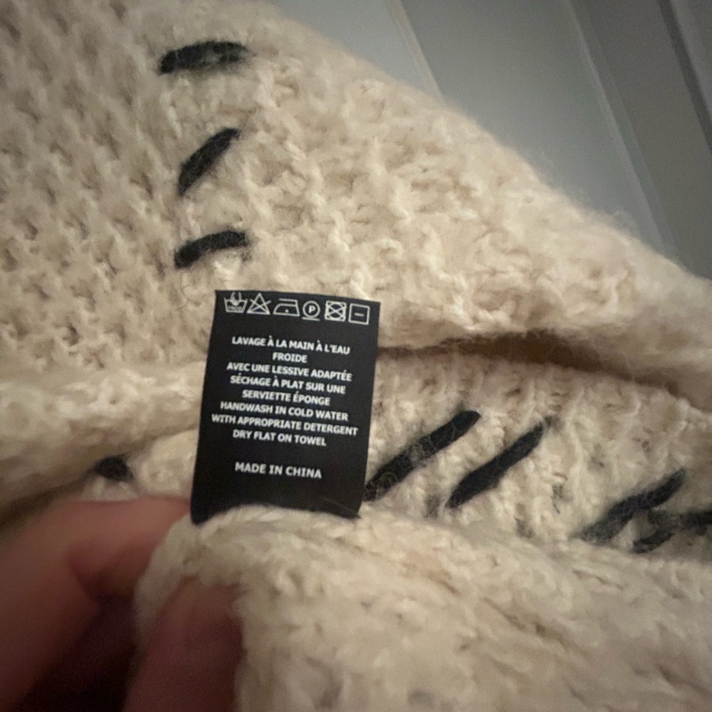 Isabel Marant Chunky Knit Wool Blend Sweater  size 40 - Picture 5 of 6